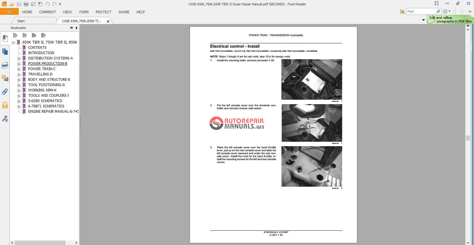 Case 850 Service Manual Free Download