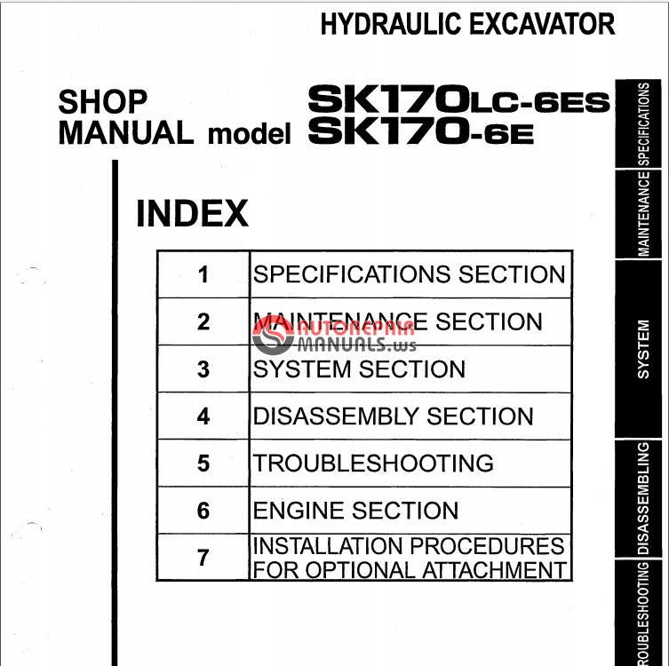 kobelco sk120 service manual