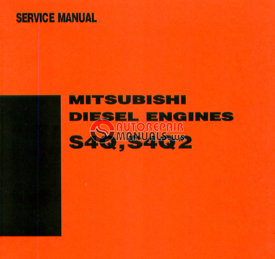 Mitsubishi Diesel Engine S4q  S4q2 Service Manual