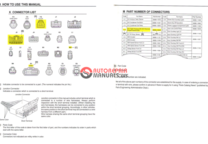 Toyota Rav4 2000-2005 Electrical Wiring Diagram | Auto Repair Manual